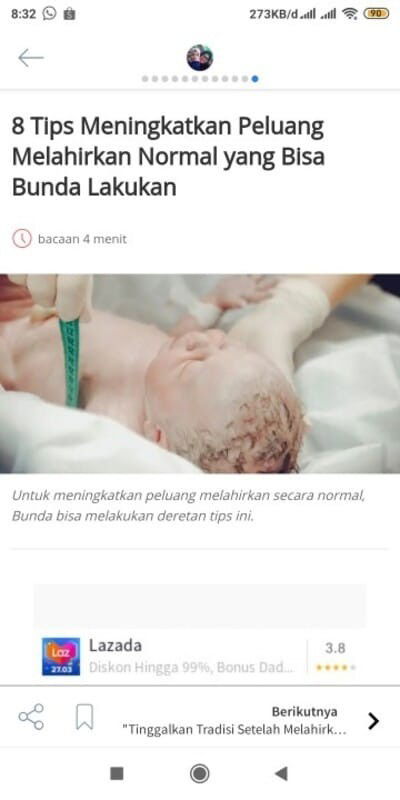 Artikel TAP Tips Meningkatkan Peluang Melahirkan Normal