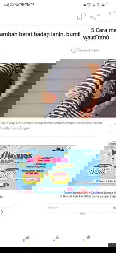 CARA MENAMBAH BERAT JANIN