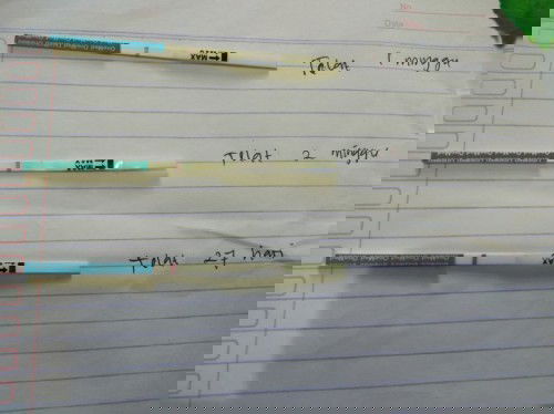 Telat 28 hari masih negatif