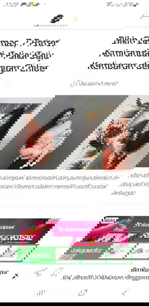 Bikin Gemas, 7 potret Asmirandah Pakai Baju Kembaran dengan Chloe#ArtikelFavoritTAP