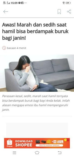 SEJAK HAMIL SUKA MARAH/STRES GK?