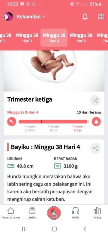 Gak sabarr nunggu si dede...🥰🥰