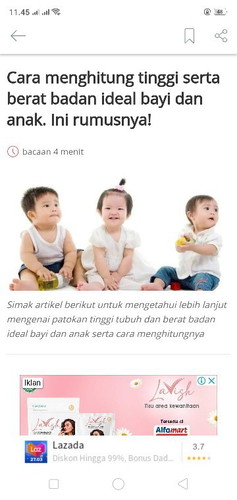 Cara menghitung tinggi serta berat badan ideal bayi dan anak. ini rumusnya !