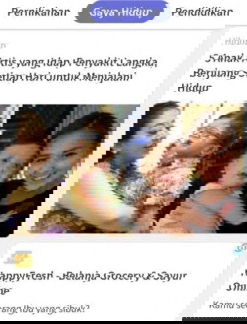 " 5 Anak Artis yang idap Penyakit Langka, Berjuang setiap hari untuk jalani Hidup "