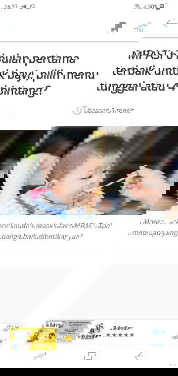 MPASI 6 bulan pertama terbaik untuk bayi, pilih menu tunggal atau 4 bintang?