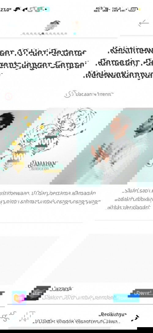 Keistimewaan 10 Hari Pertama Ramadhan, Parents Jangan Sampai Melewatkannya