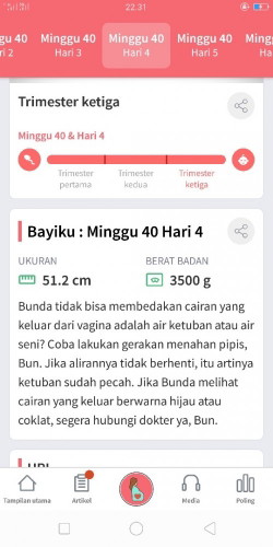 sdh lebih dri hpl 4 hari tapi baby nya masih anteng