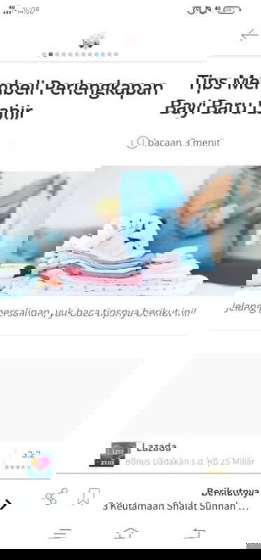 Tips Membeli Perlengkapan Bayi Baru Lahir