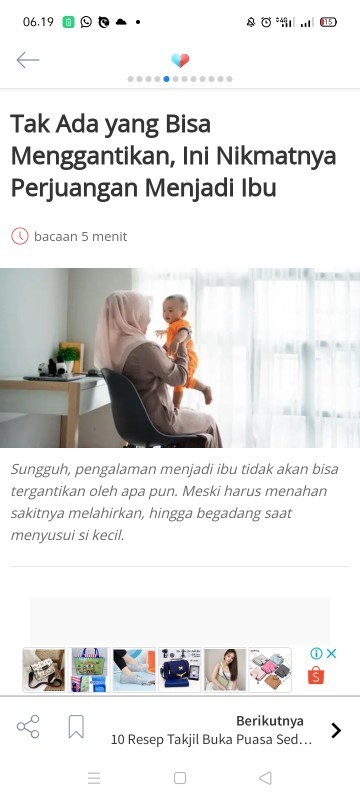 Perjuangan Seorang Ibu