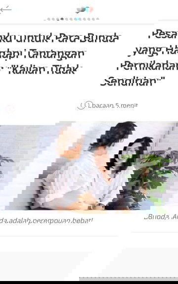 Pesanku untuk Para Bunda yang Hadapi Tantangan Pernikahan: "Kalian Tidak Sendirian"