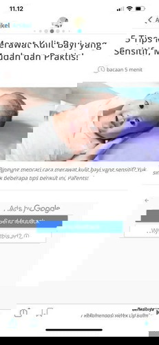 Artikel tips merawat kulit bayi yang sensitif