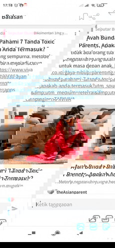 7 Tanda Toxic Parents sungguh menjadi Artikel Favorit saya ..