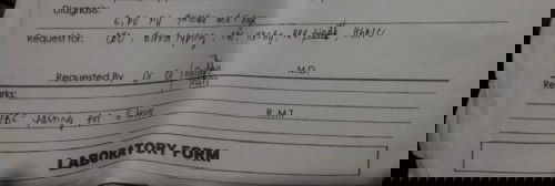 Blood test and urinary test