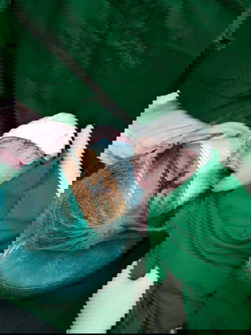 Finally! My first baby is born