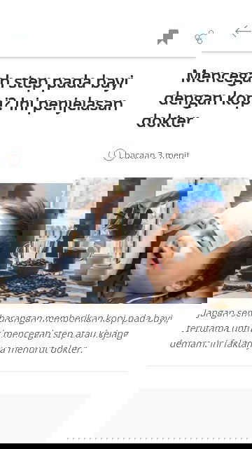 Kopi Cegah Step Pada Bayi