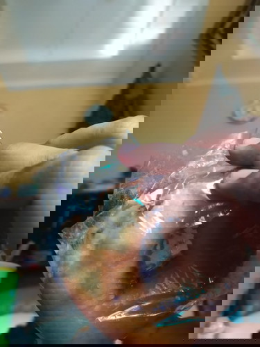 Bayi 4 bulan makan donat