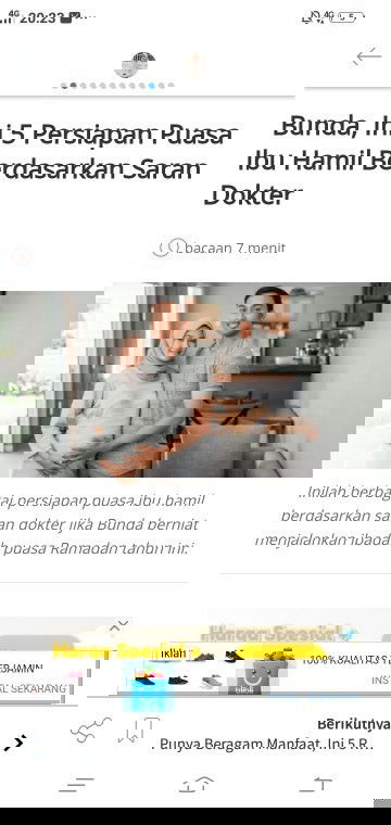 Persiapan Bumil Menyambut Puasa