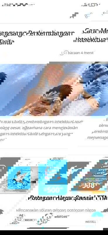 Cara merangsang perkembangan Intelektualitas balita