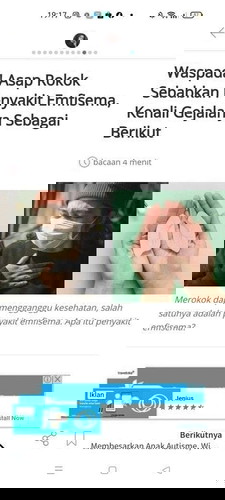 Kenali Penyakit Emfisema, yang Menyerang Paru-Paru Akibat Rokok.