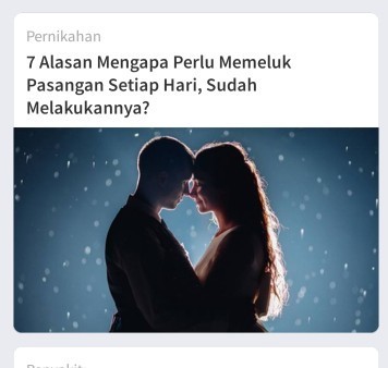 Perlunya memeluk pasangan setiap hari