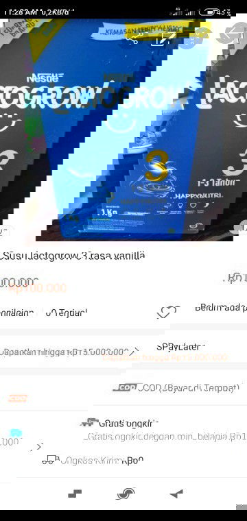 Susu lactogrow 3 (update)