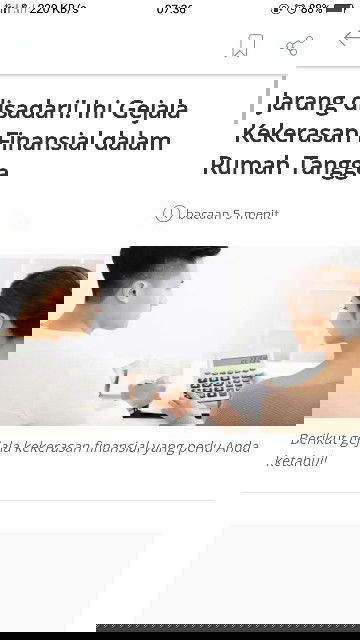 Kekerasan Finansial Dalam Rumah Tangga