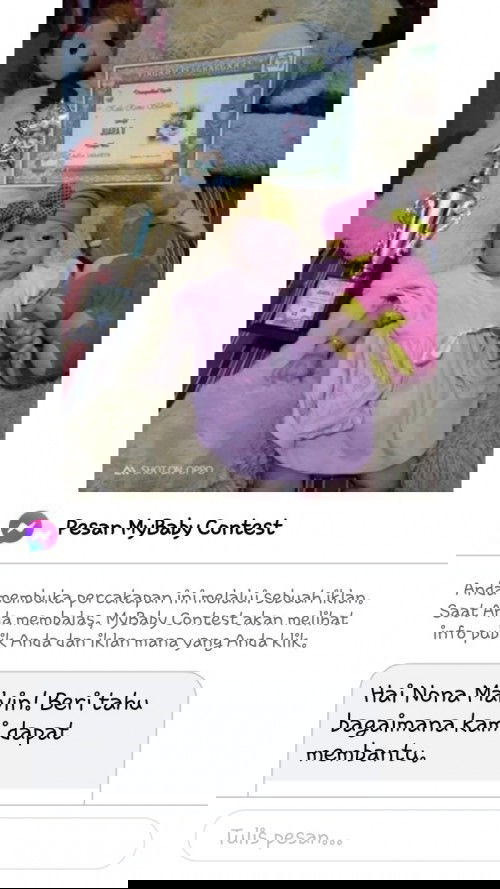 Di buka pendaftaran baby contes