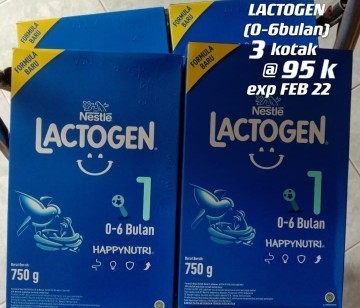 Jual Rugi susu Lactogen.. @95rb exp masih Feb'22