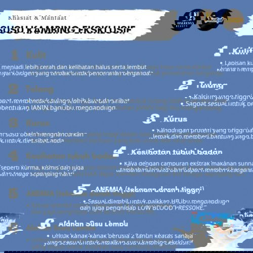 sya menjual susu kambing sesuai untuk ibu mengandung & menyusu 😊