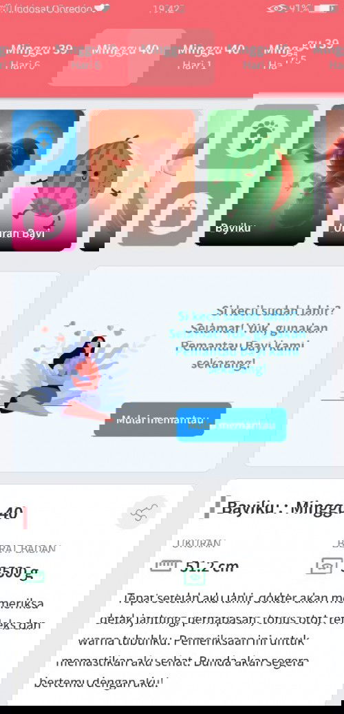 Menunggu waktu lahiran semoga Allah segerakan&permudah