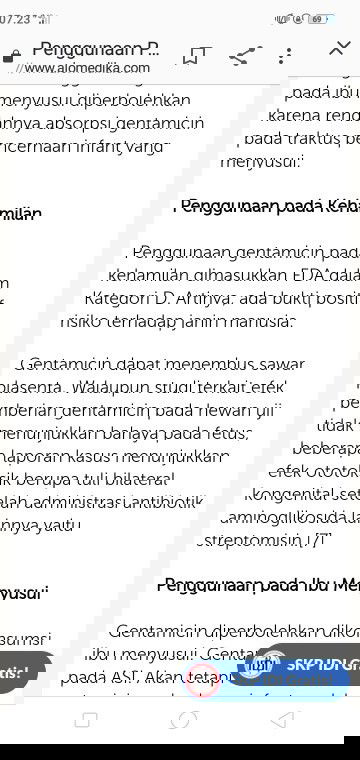 Pemakaian salep genoint gentamicin untuk ibu hamil