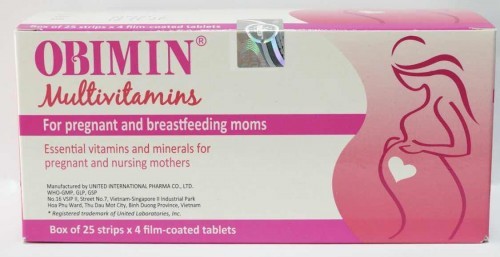 Increase dosage of Obimin