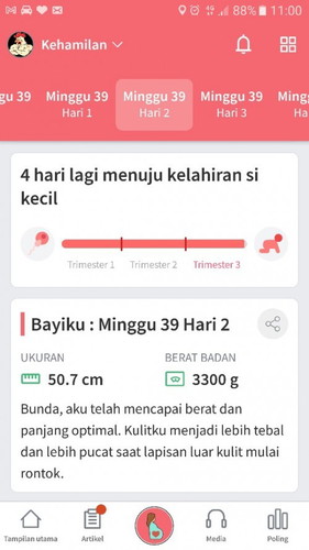 Pembukaan 2 belum ngerasain mules