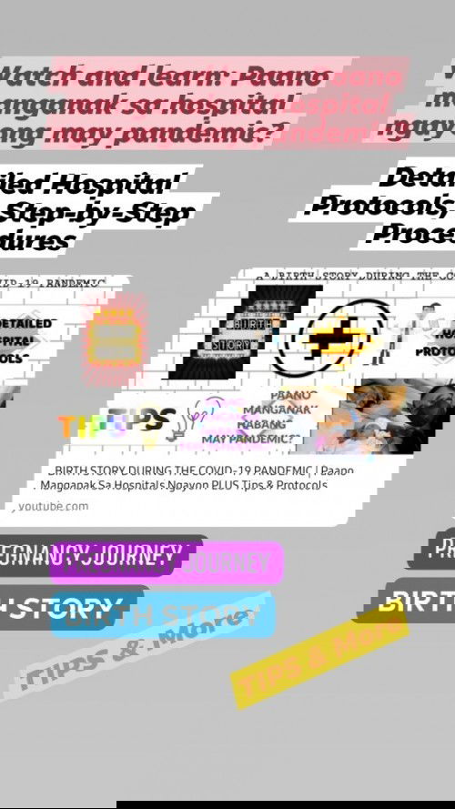 PAANO MANGANAK NGAYONG MAY PANDEMIC