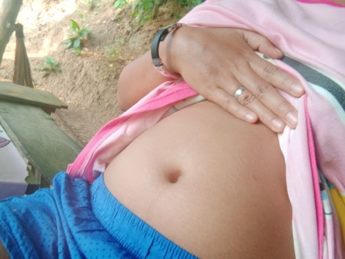 Bump size for 4 months😓