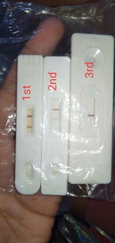 dinugo po kc aq. 1st pt sa ospital, 2nd  and 3rd is sa bahay na, 3rd pt ko nega na. d nba q buntis?
