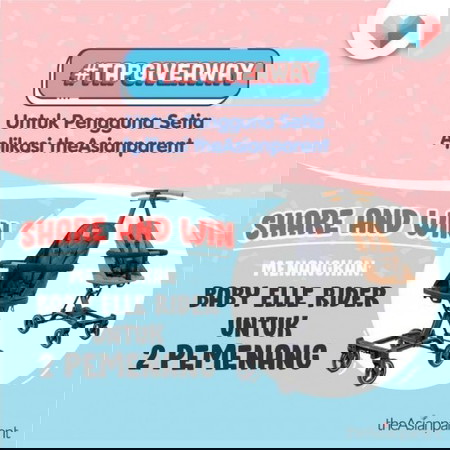 Menangkan Baby Elle Rider untuk 2 orang pemenang!