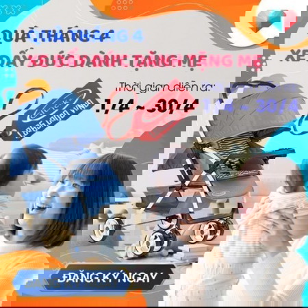 Quà tháng 4 tặng mẹ