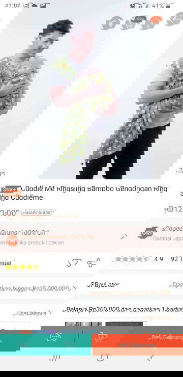 Rekomendasi gendongan bayi newborn