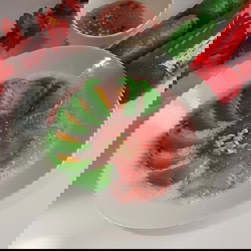 Resep Es pisang ijo modifikasi ala ibu Fia