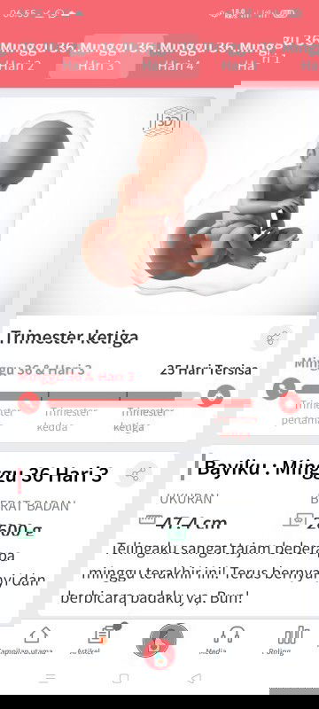 36 week sudah merasa kan kontraksi....