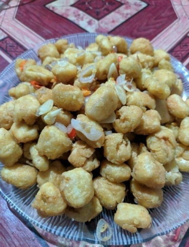 TAHU TEPUNG TUMIS PEDAS.