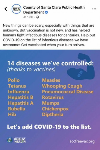 Diseases controlled because of vaccines