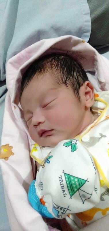 Alhamdulillah launching baby girl