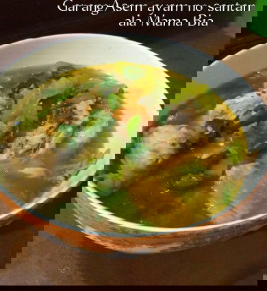 Garang asem Ayam no Santan seger nikmat