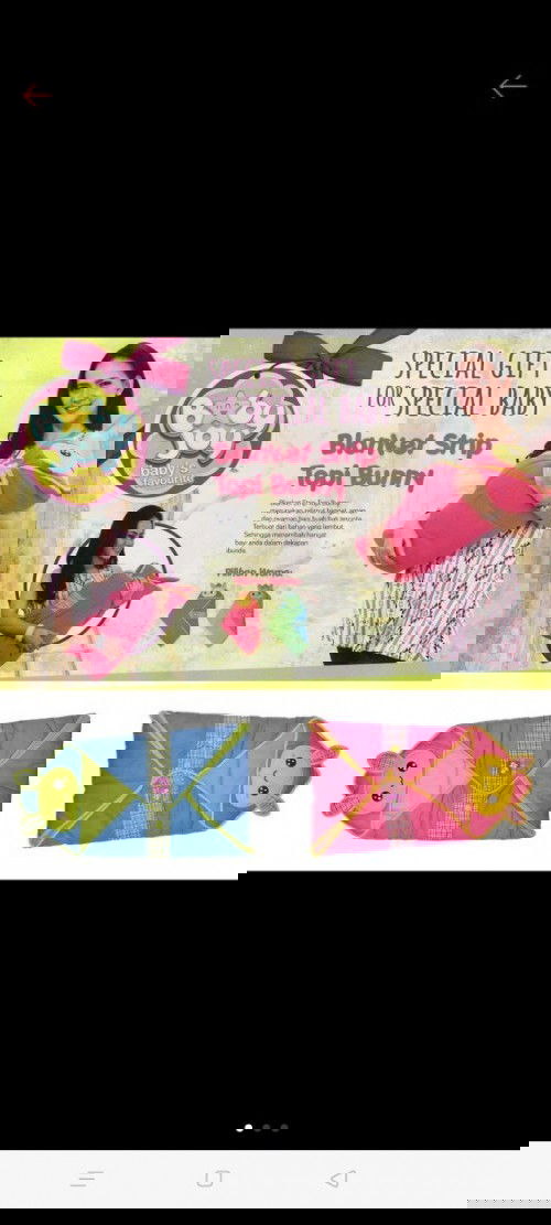 Jual blanket baby joy