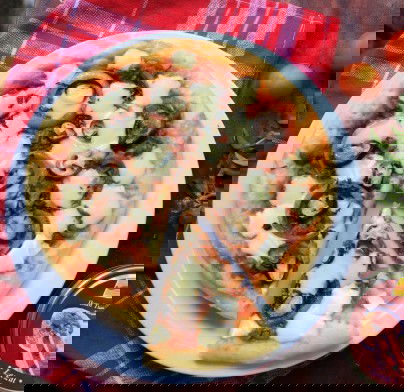 pizza teflon sarden/tuna kalengan