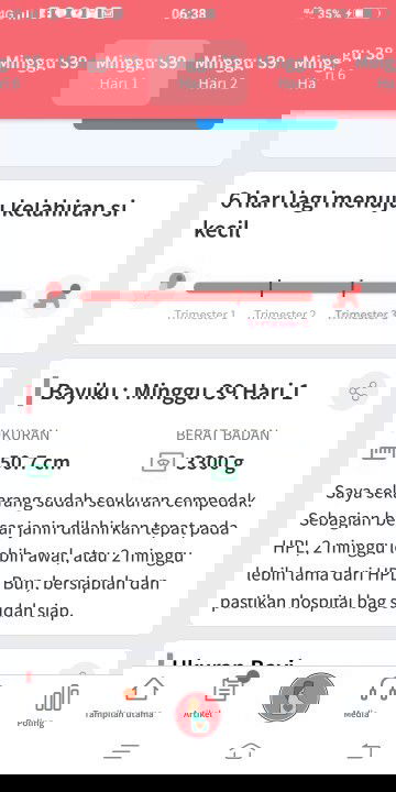 Sudah ngak sabar nungguin ddek nya keluar😊