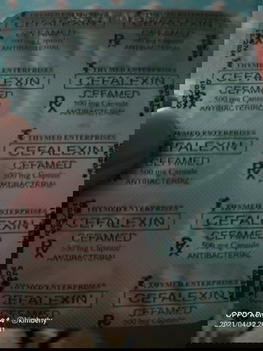 Sinong same case ko dito mataas ang uti tapus 4xa day tinatake tong gamot nato cefalexin 500mg