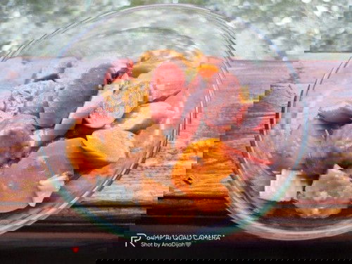 Capcay sosis dan pentol